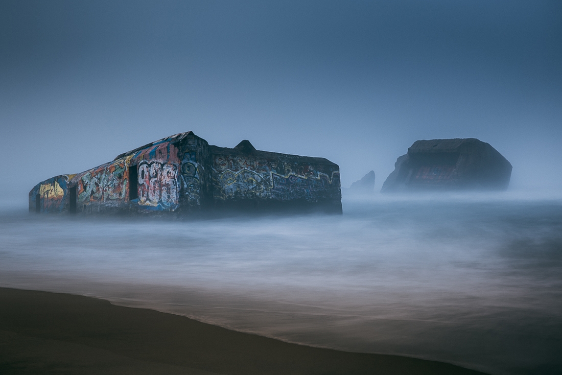 Atlantic wall - In the mist