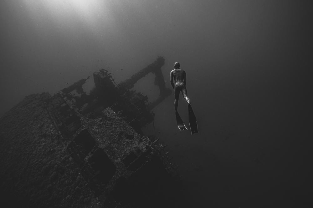 Underwater castle