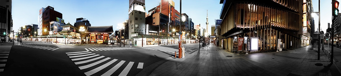 Intersection Asakusa Tokyo