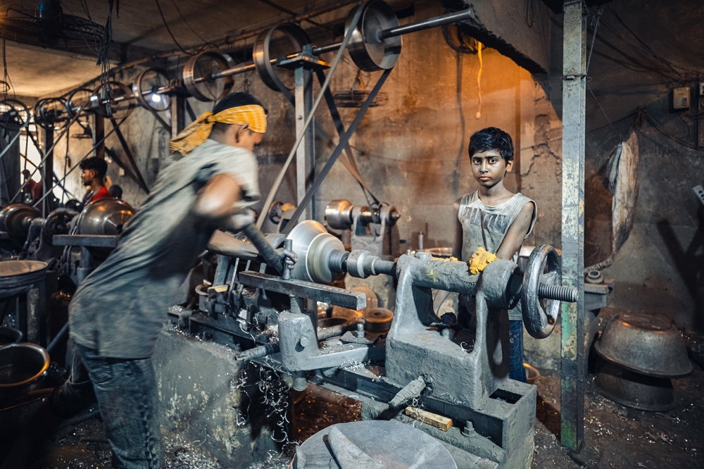 The Covid Kids in the Aluminium Factory