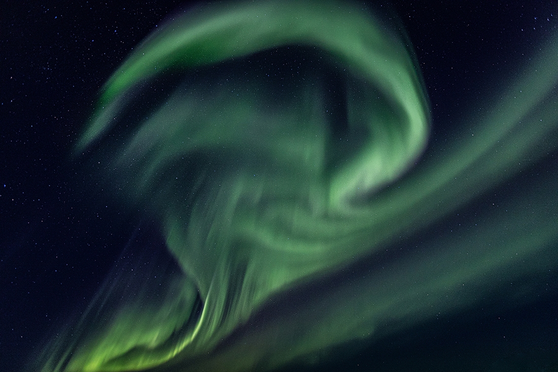 Burning colours of the night