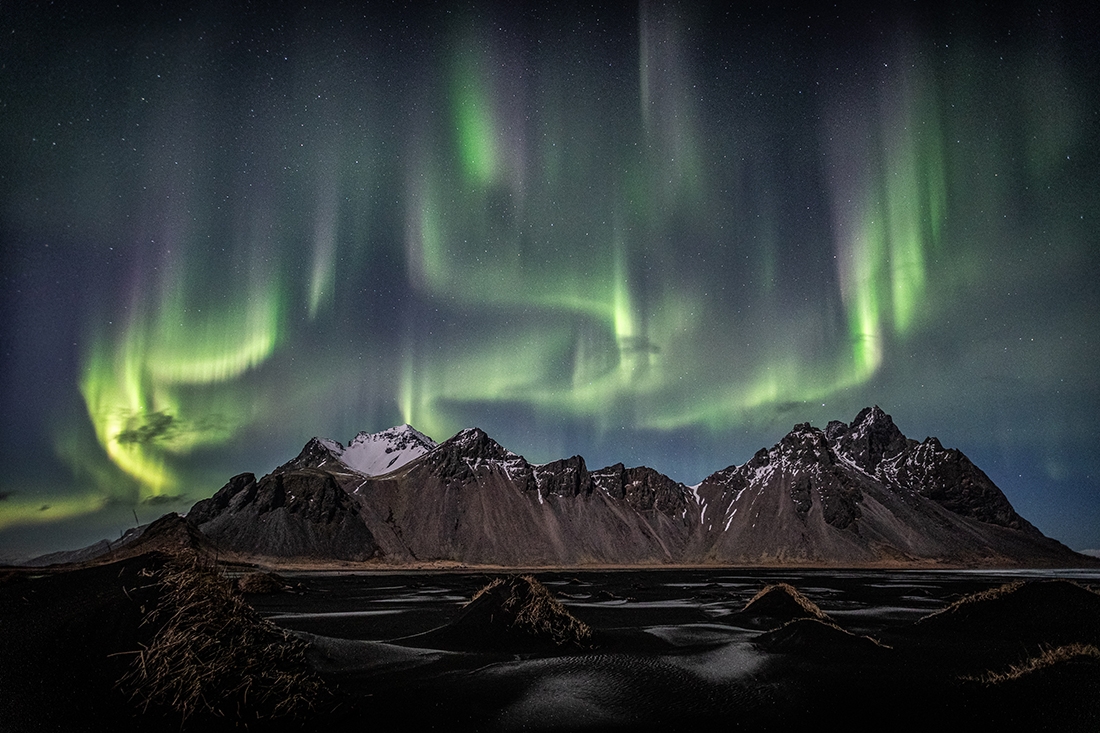 Burning colours of the night