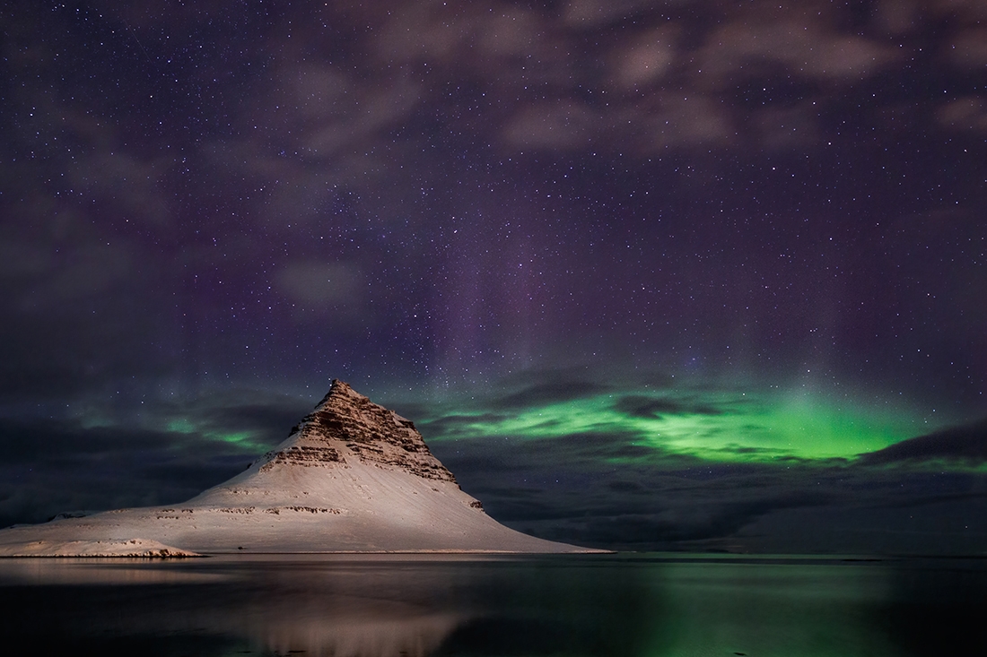 Burning colours of the night