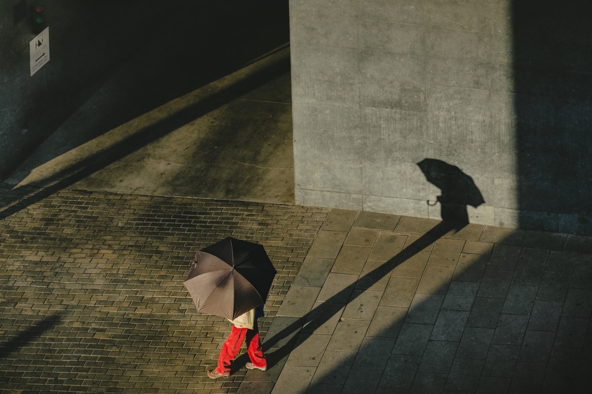 Walking with phantasmagorical shadows