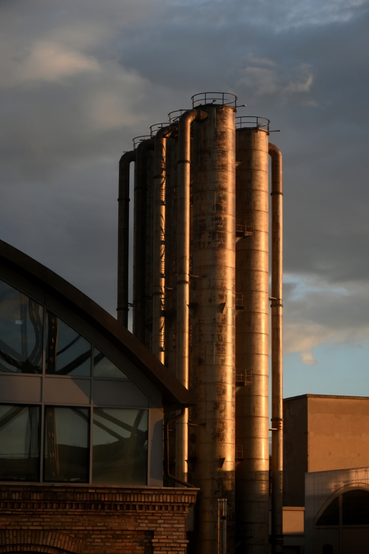 The lights of a fleeting time n°1_Gasometer of Rome