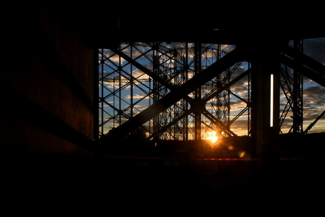 The lights of a fleeting time n°1_Gasometer of Rome