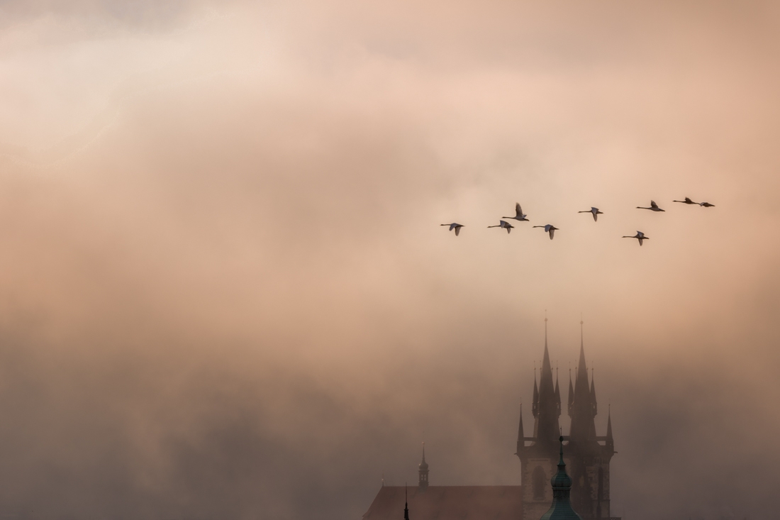 Above the monastery
