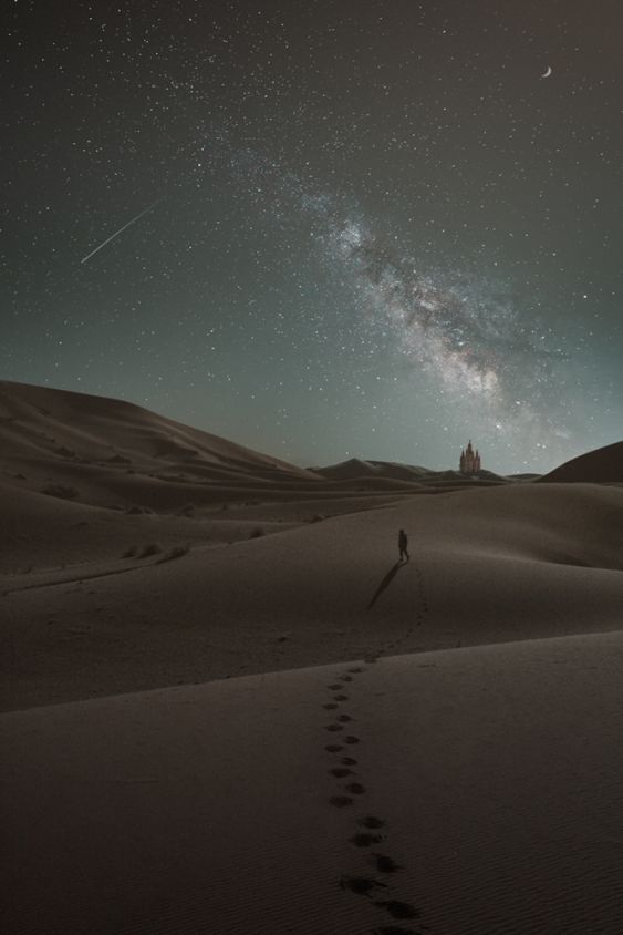 milky desert
