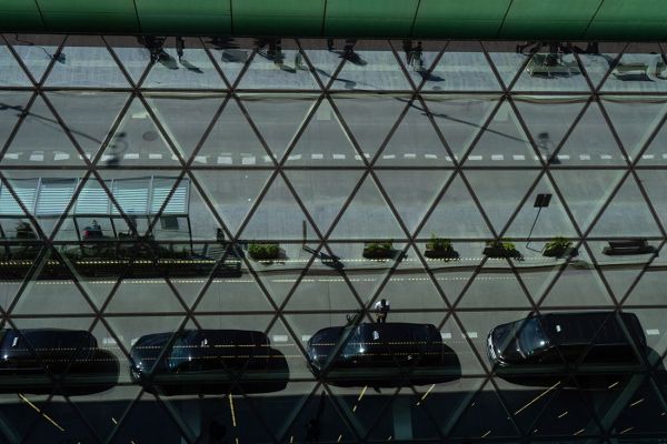 Outside the Airport