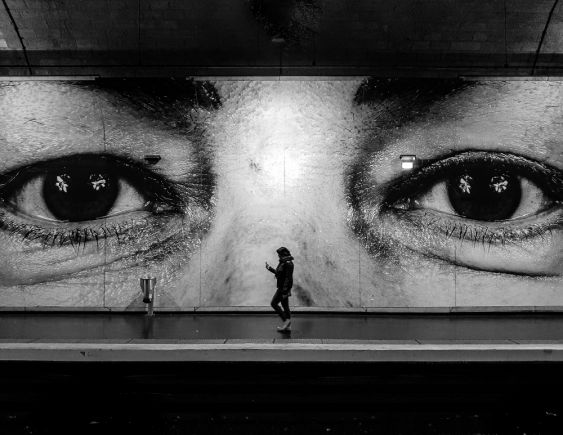 Big brother is.... with artist JR.