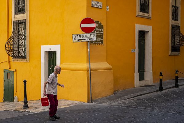 Exit from Valletta