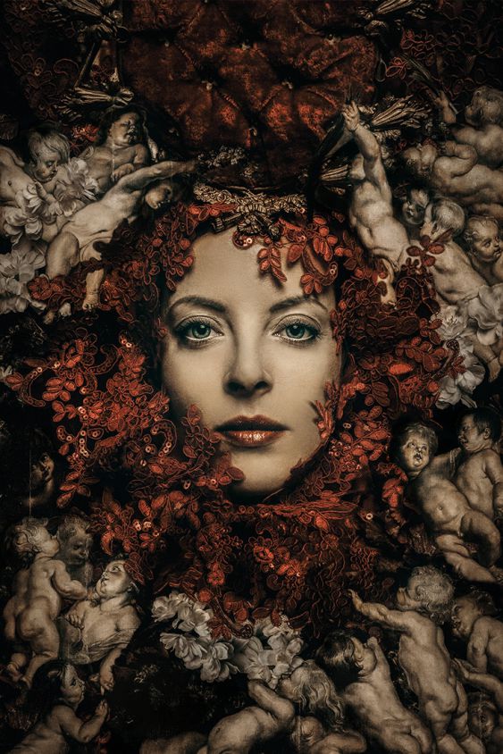 Madonna Rossa con Angeli