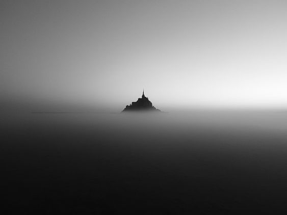 Sunrise over Mont Saint-Michel