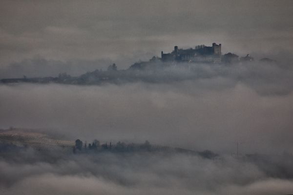 Sunrise over the Langhe