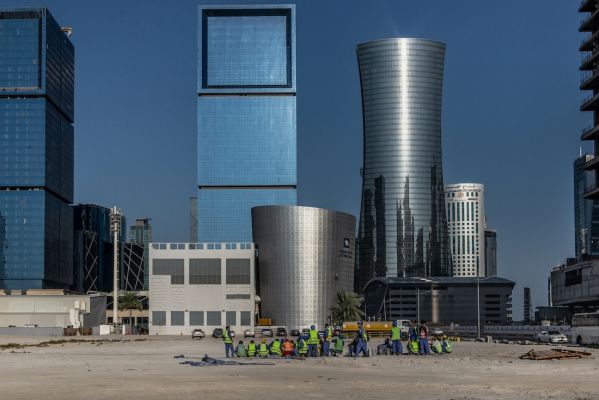 Workers on Lunch Break 