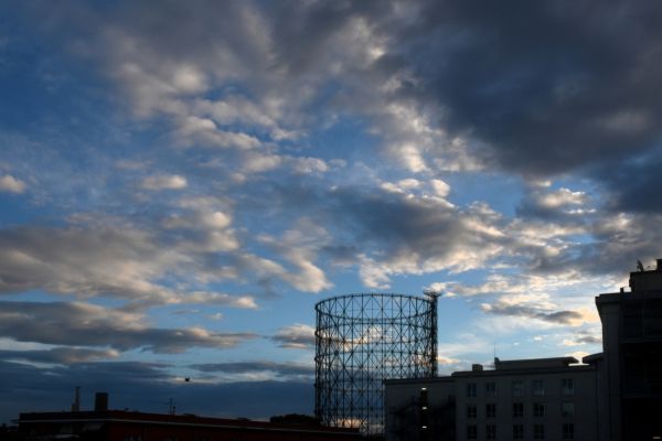 The lights of a fleeting time n°1_Gasometer of Rome